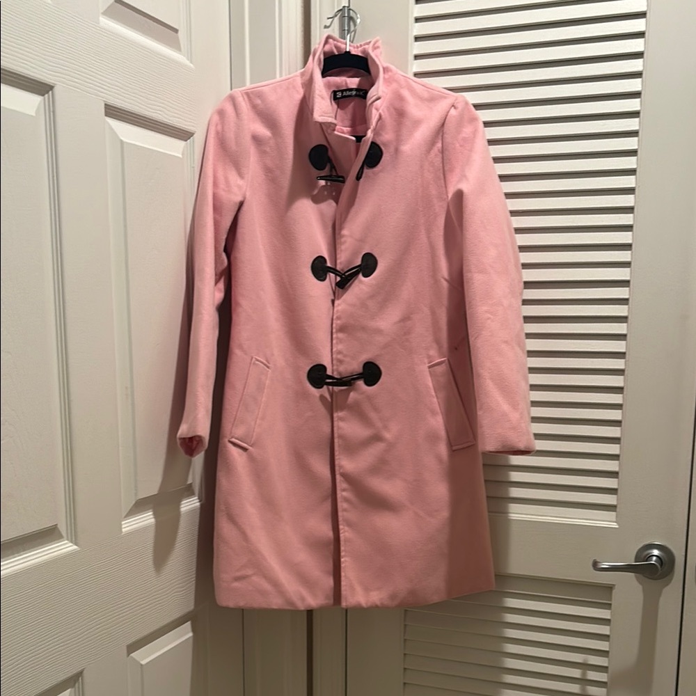 Old Navy Pink Trench Coat Classic Style